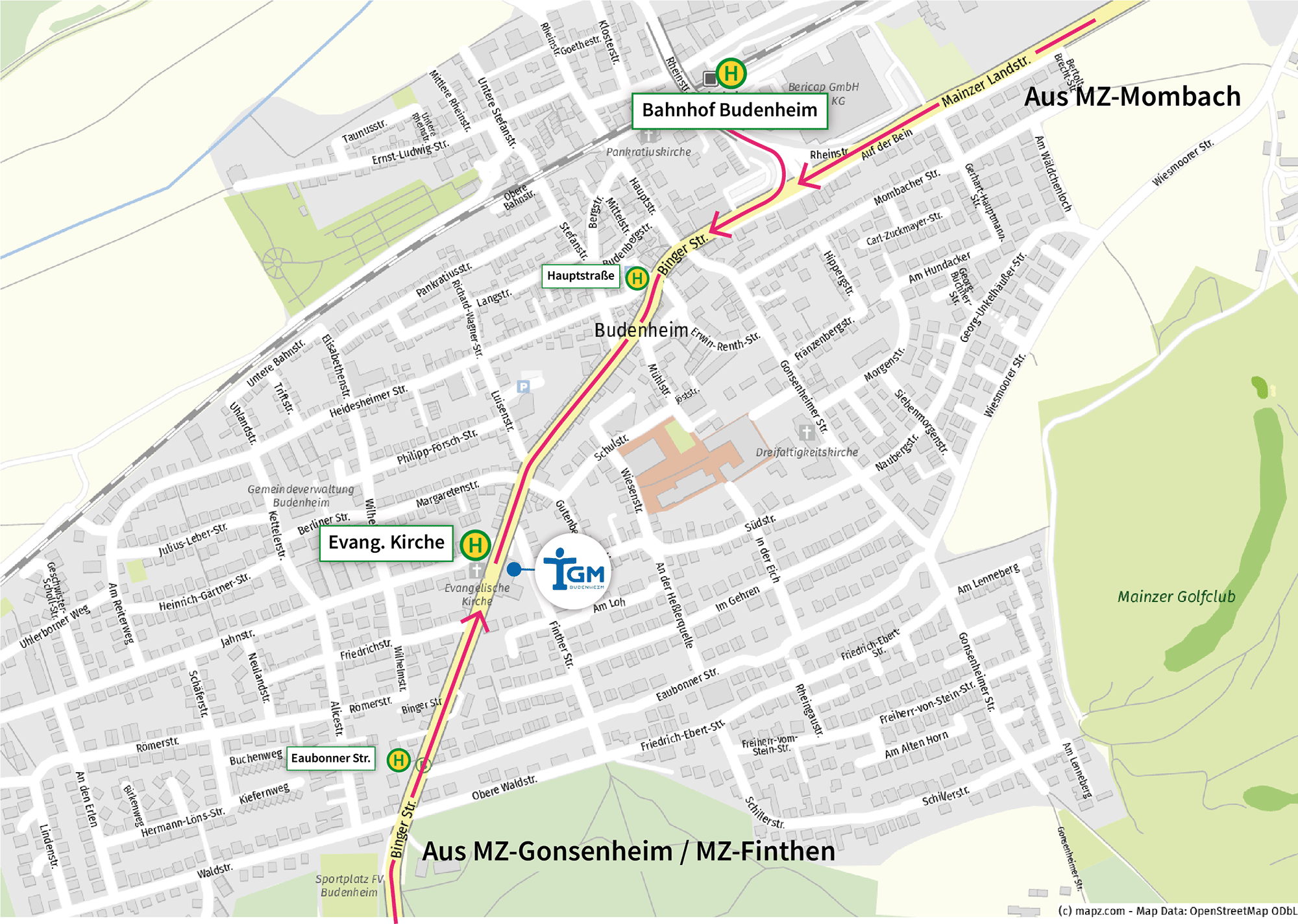 Karte_TGM Karte_Anfahrt_TMG